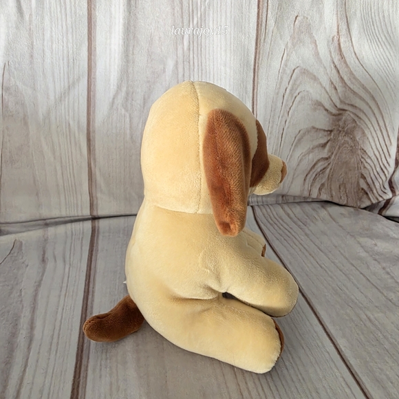 TY Baby Tan Brown Dog Plush Stuffed Toy Bumpkin Squish 7 Inch 2017 - Picture 5 of 12